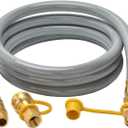onlyfire 12 Ft 3/4" ID Natural Gas Hose with Quick Connect/Disconnect Fittings for NG/LP Propane Appliances,Grill,Generator,Patio Heater,Pizza Oven,etc.