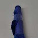 15 Inch Christmas Table Place Mats Set of 6 Shiny Round Woven Placemats for Home Kitchen Dining Decor