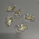 5 Pack Hinge Pin Door Stopper Satin Brass Matte Gold Adjustable Heavy Duty Door Stops with Rubber Bumper Tips, Easy No Drill Installation | HOWTOOL