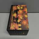 Halloween Lights with Timer for Thanksgiving Decorations: Battery Pumpkin Maple Leaf String Fairy Lights with Romote - 13ft 40 Led Orange Lights for Halloween Autumn Fall Harvest Outdoor Garland Decor