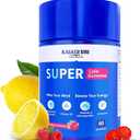 Magnesium Glycinate Gummies for Adults 100mg, Supplement with Magnesium Glycinate, Ashwagandha, L Theanine, Supercalming Gummies for Relax & Sleep, 60 Gummies