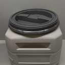 Mighty Tuff Airtight Dog Food Storage Container  6 Gal, up to 24 lb Capacity  Cat and Dog Food Container with Twist Lid & Handles  BPA-Free, Made in USA