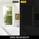 UNISHADES No Drill Top Down Bottom Up Roman Shades for Windows, 28" W x 64" H, Grey