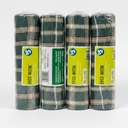 10in x 6FT GREEN PLAID DECO MESH, 4 PACK