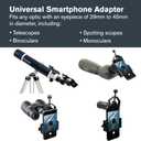 Celestron  Smartphone Adapter for Telescope, Binoculars & Spotting Scopes  Capture Images & Video Through Your Optics  Simple, Durable, Metal Body - Compact and Travel-Friendly