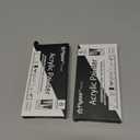 2 x EBOT Acrylic Paint Pen White Black, 6 Pack Black Paint Markers for Rock Wood Fabric Plastic Leather Glass Stone Metal Canvas,Water-Based Acrylic Paint Sets