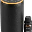 Waterless Scent Machine for Home Luxury Cold Air Nebulizing Diffuser Premium Textured Design with 7-Color LED Optimized for Hotel Collection Fragrance Oils & Essential Oils