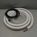 NEAGLORY 10 Ft Mini Split Line Set 1/4" & 3/8" O.D. Twin Copper Tubing Insulated Coil Copper Pipes HVAC for Mini Split AC and Heating Equipment