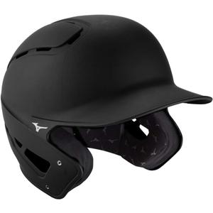 Mizuno Mizuno B6 Fitted Adult Baseball Batting Helmet (X-Large (7 1/2"- 7 3/4"), Black)