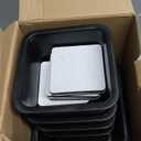 TOPROAD Adjustable Bed Furniture Risers, Stackable Bed Lifts in Heights of 4, 6, or 9 Inches, Heavy Duty Furniture Risers for Home - Supports Up to 1,300 lbs(8-Piece Set)