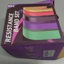 Pull Up Assistance Bands, 5-Level Resistance Bands for Working Out, Pull Up Bands for Men & Women, Exercise Bands for Full-Body Training, Fitness, Physical Therapy, Stretch Workout Bands at Home, Gym