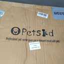 Petskd Side Expandable Extra Large Cat Carrier with Wheels and Litter Box for Long Distance Car Travel, 24"x17"x17" Collapsible Soft-Sided Pet Carrier with Zipper Locks for 2 Cats Under 55LBS(Blue)