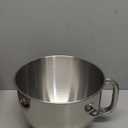 6QT Stainless Steel Mixer Bowl for Kitchenaid Stand Mixers, Kitchen Aid Mixing Bowl for 6QT Lift Mixer with Handle