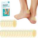 Promifun Blister Bandages Blister Pads - 28 ct Blister Cushions - Water Resistant Hydrocolloid Bandages for Foot, Toe, Heel - Gel Blister Bandages for Prevention & Recovery, Heel Pack