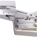 Hoffen Boat Outboard Motor Bracket, Aluminum Marine Boat Engine Surpport, Heavy Duty Outboard Motor Stand with White Mounting Plate