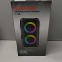 Karaoke Machine for Adults and Kids,Peski Portable Bluetooth Speaker with 1 Wireless Microphone and 1 Wired Mic,Rechargeable Powered Dj/PA Speaker System with TF Card,AUX in,REC,TWS for Birthday Party