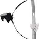 TRQ Front Left Power Window Regulator & Motor Assembly Drivers Side Compatible with 2006-2013 Mazda 5