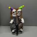 Halloween Decorations, Animatronic Scary Talking Clown with Motion, Biking Clown Decors, Touch and Sounds Activated, Indoor or Covered Outdoor Halloween Decorations, Haunted House Props