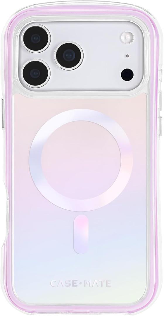 Case-Mate Jelly Pop Soap Bubble iPhone 17 Pro Max Case [Compatible with MagSafe] - Stylish Phone Case for Women with 16ft Drop Protection - Premium Magnetic Cover for iPhone 17 Pro Max - Iridescent