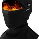 Balaclava Ski Mask for Men & Women  Lightweight Fleece-Lined Thermal Face Cover, Windproof, Snow-Proof & UPF 50+, Cold Weather Gear for Skiing, Snowboarding, Cycling & Motorcycle (Black)
