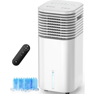 FANCOLE Windowless Portable Air Conditioners with 4Modes & 3Speeds, 15H Timer for Smart Auto-off, 2Gal Tank for 20H Cooling, Evaporative Air Cooler 17 FT Remote