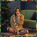 TIOSRU Green Christmas Headband for Women Girls,Christmas Tree Headbands for Women Knot Headband Holiday hairbands for Girls Gift