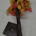 Agusbagli 24 Inch Artificial Eucalyptus Tree Decor, 55 LED Battery Operated Fall Light Up Tabletop Tree with Timer for Indoor Home Wedding Harvest Autumn Thanksgiving Decorations