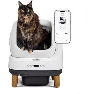 PetSafe ScoopFree OpenSky Automatic Self-Cleaning Cat Litter Box – Advanced Odor Control – App Controlled with Health Monitoring – Works with Any Litter – Up to 2 Weeks of Hands-Free Cleaning