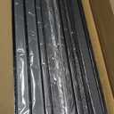 50 Pack Deck Balusters 26"x 1" Staircase Baluster, Diameter Black Metal Deck Spindle and Stairs Railing,Hollow Round Black Deck Balusters for Deck Railing Porch