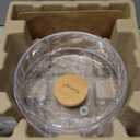 Niteangel Super-Silent Hamster Exercise Wheels: - Quiet Spinner Hamster Running Wheels with Adjustable Stand for Hamsters Gerbils Mice Or Other Small Animals (Small, Transparent)