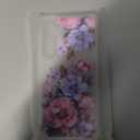 Hungo Compatible for Samsung Galaxy S25 Plus / S24 Plus Case Clear Design,Girly Skin S24+ S25+ Pink Large Floral Ladies Luxury Anemones Flower