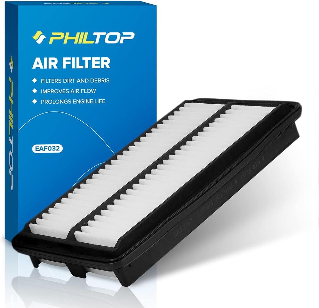 PHILTOP Engine Air Filter CA12061 Replacement for Acura MDX 3.5L/TLX L4 2.0L and Honda Passport/Pilot/Odyssey/Ridgeline, Rigid Panel