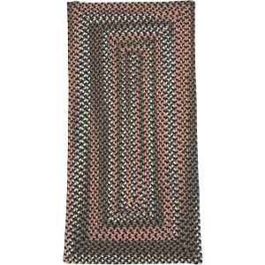 Colonial Mills Durban Braided Multi Runner - Navy Pier 30" x9'