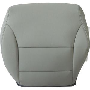FZJDSD Gray Driver Side Bottom Microfiber Leather Replacement Seat Cover Compatible with Honda Civic 2012 2013 2014 2015