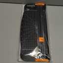 Evteck Paper Cutter 12 Inch Paper Trimmer Slider Crafting Scrapbooking Supplies for A4 Vinyl Photo Cardstock with Security Blade and Foldable Ruler (Black)