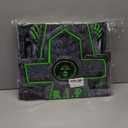 6Pcs Halloween Graveyard Decor, 16"x25" Glow in The Dark Tombstones for Outdoor Displays, Durable and Waterproof Gravestones, Light up Spooky Cemetery Decorations for Halloween