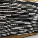 SAND MINE Waterproof Outdoor Rug 9x18 ft, Plastic Straw Rug, Modern Area Rug, Large Floor Mat, RV, Patio, Backyard, Deck, Picnic, Beach, Trailer, Camping (9' x 18', Black & White Lattice)