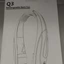 AI Neck Fan, 6 Speeds Adjustable Portable Personal Fan Rechargeable, Faster Cooling Wearable Fan, Ultra Quiet for Home, Office, Travel, Outdoor (Black)