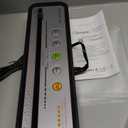 MEGAWISE 2025 Powerful Vacuum Sealer Machine | Compact Design | One-Touch Automatic | Seal in 10-20 Seconds | Dry, Moist, Wet, and Cold Modes | With 10 Vacuum Bags & Built-in Cutter (Grey)