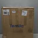 FEMILA 21" Outdoor Wall Light Fixture, 2 Pack Modern Outdoor Wall Sconce, Rust-Proof Waterproof Wall Light with Seeded Glass, Ideal for Porch, Patio, Entryway, Garage, 4FD54B2-2PK BK