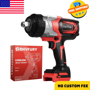 Srhvfuyr Cordless Impact Wrench 3/4 inch for Milwaukee 18V Battery, 1500FTLBS(2000N.m) High Torque Brushless Electric Impac Gun, With 3 Speed Modes Power Impact Driver(No Battery)