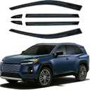 Rain Guards Window Visors 6 Piece Set for Toyota Rav4 2026+ Window Deflectors, Out-Channel Vent Shades (for RAV4 26+ 6-Piece Set)