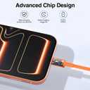 2pack 10ft USB C to C Cable, 60W Type C to Type C Fast Charging Cord for iPhone 17 16 15 Pro, Pro Max, Plus, iPad Pro, MacBook Air 13 inch, iPad Pro, Air, for Samsung Galaxy S25 and More, Orange