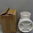 4" PVC Backwater Valve, 4 Inch Back Flow Preventer Valve, Backflow Water Valve Prevents Sewage Backflow