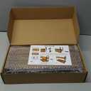 Coffee Bar Accessories, 2-Tier Coffee Bar Organizer with 4 Coffee Cup Holder Hooks, Mul-tifunctional Wooden Beaded Coffee Station Countertop Stand Shelf for Kitchen Home Office