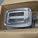 GE 2 Slice Stainless Steel Toaster, Extra Wide Slots for Toasting Bagels, Breads, Waffles & More, 7 Adjustable Shade Settings, Removable Crumb Tray, Countertop Kitchen Essentials, 850 Watts