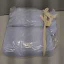 Shilucheng 4 Piece Queen Sheet Sets, Cooling Sheets, Blend Rayon Derived from Bamboo, Deep Pocket Up to 16", Breathable & Soft Bed Sheets, Hotel Silky Bedding Set, Sky Blue