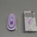 Cat Steam Brush for Shedding, 4 in 1 Brushs with Foldable Handle, Steam Brushs for Cats, Spritz Defur Comb for Cats, Water Brush for Cat, Pet Spray Hair Removal Comb (purple)