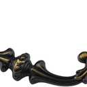 4-Pack 5" C-C (5 Inch Centers) Bail Drawer Pull Drop Handles Dresser Handle Cabinet Pull Hardware Vintage Style Antique Brass 128 mm Center Hole Distance (4,Antique Brass)