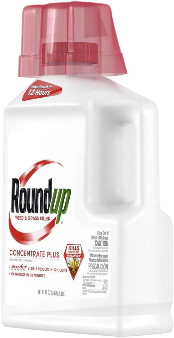 Roundup 5006040 Weed and Grass Killer Concentrate Plus, 64 fl.oz.